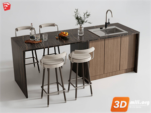 Kitchen island Skp Files